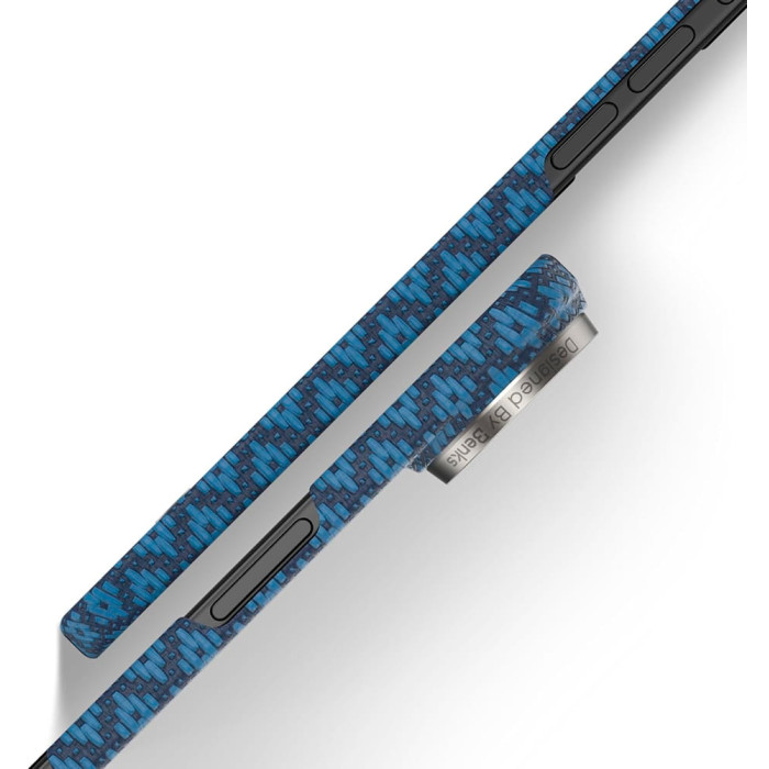 Чохол для iPhone 17 Air - Benks Armor Air Grid Kevlar MagSafe, Blue