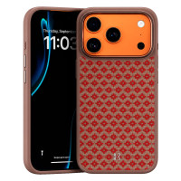 Чохол для iPhone 17 Pro / 18 Pro - Benks Armor Pro Kevlar Armor Grid MagSafe, Orange