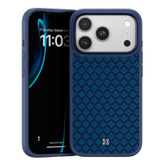 Чохол для iPhone 17 Pro Max / 18 Pro Max - Benks Armor Pro Kevlar Grid MagSafe, Blue
