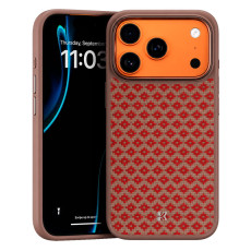 Чохол для iPhone 17 Pro Max / 18 Pro Max - Benks Armor Pro Kevlar Grid MagSafe, Orange
