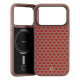 Чохол для iPhone 17 Pro Max / 18 Pro Max - Benks Armor Pro Kevlar Grid MagSafe, Orange