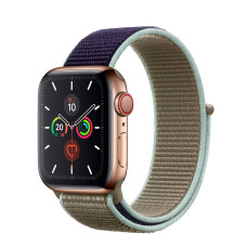 Apple Watch S5 40mm Gold, Khaki Sport Band Вживаний (б/в)