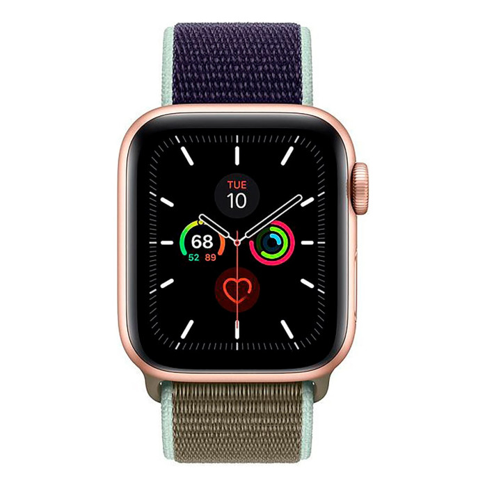 Apple Watch S5 40mm Gold, Khaki Sport Band Вживаний (б/в)