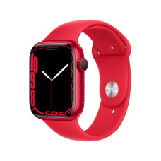 Apple Watch S7 41mm Red, Red Sport Band