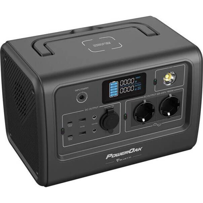 Зарядна станція Bluetti PowerOak EB70 (716 Вт/г, 1000 Вт)