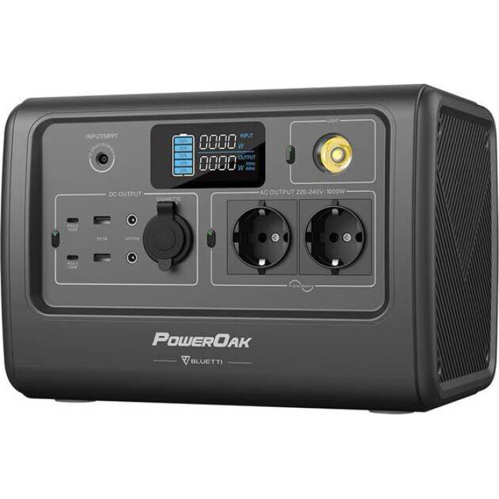 Зарядна станція Bluetti PowerOak EB70 (716 Вт/г, 1000 Вт)