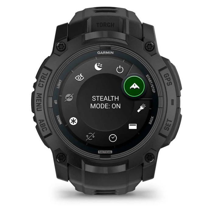 Смарт-годинник Garmin Instinct 3 50mm AMOLED Tactical Edition Black
