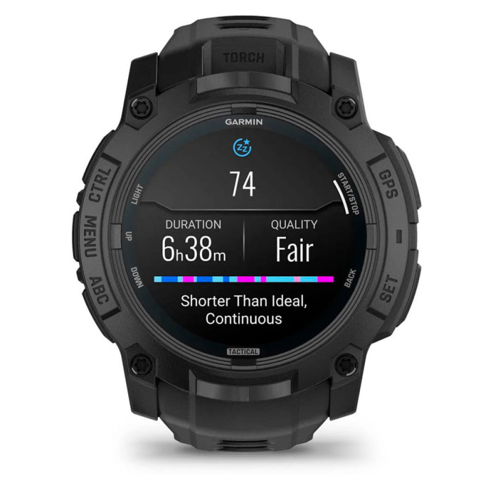 Смарт-годинник Garmin Instinct 3 50mm AMOLED Tactical Edition Black