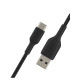 Кабель USB to USB-C - Belkin, Braided 12W 1m, Black