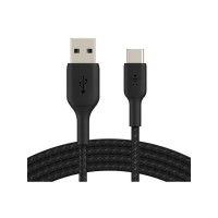 Кабель USB to USB-C - Belkin, Braided 12W 1m, Black