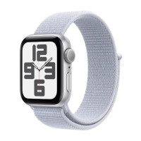 Apple Watch SE (2Gen) 40mm Silver, Blue Cloud Sport Loop (2024)