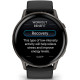 Смарт-годинник Garmin Venu 4 45mm Slate with Black Silicone Band