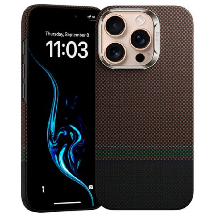 Чохол для iPhone 16 Pro - Benks Armor Air Prestige MagSafe, Brown