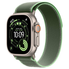 Apple Watch Ultra 3 Natural Titanium, Green/Neon Trail Loop, (S/M), LTE