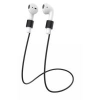 Кабель-кріплення Anti Lost для Apple AirPods, Black