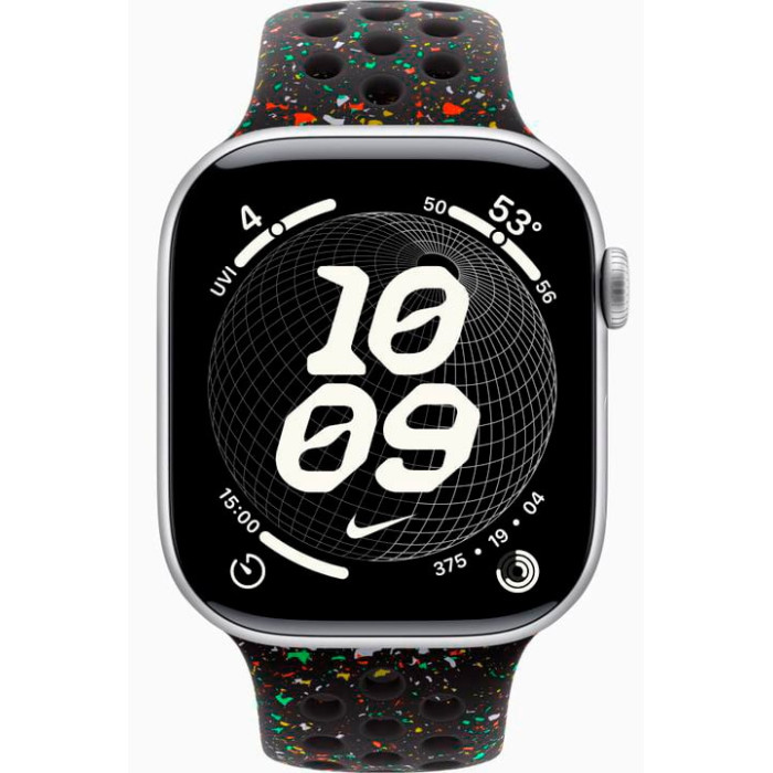 Apple Watch S11 46mm Silver with Midnight Black Nike Sport Band (S/M)