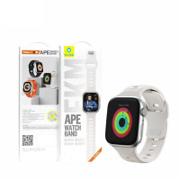 Ремінець для Apple Watch - 42/44/45/46/49mm, Blueo Fluoro Rubber, White