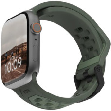 Ремінець для Apple Watch - 42/44/45/46/49mm, UAG Civilian Silicone Band, Olive Drab