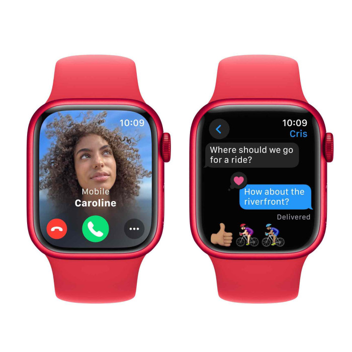 Apple Watch S9 41mm Red, Red Sport Band (M/L), LTE