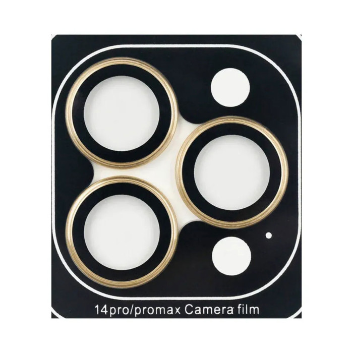 Захисне скло камери для iPhone 14 Pro / 14 Pro Max - Proove, Achilles Series, Gold