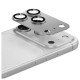 Захисне скло камери для iPhone 17 Pro Max - Benks, Glass Warrior Lens Protection, Silver