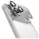 Захисне скло камери для iPhone 17 Pro Max - Benks, Glass Warrior Lens Protection, Silver
