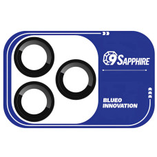 Захисне скло камери для iPhone 18 Pro / 18 Pro Max - Blueo, Sapphire Crystal, Black