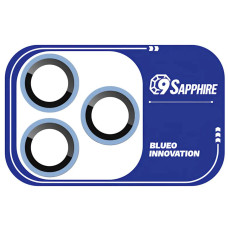 Захисне скло камери для iPhone 18 Pro / 18 Pro Max - Blueo, Sapphire Crystal, Blue