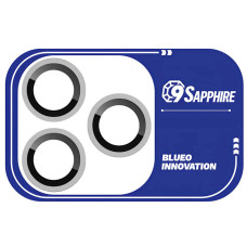 Захисне скло камери для iPhone 18 Pro / 18 Pro Max - Blueo, Sapphire Crystal, Silver