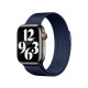 Ремінець для Apple Watch - 42/44/45/46/49mm, Milanese Loop, Dark Blue (HC)