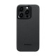 Чохол для iPhone 15 Pro - Pitaka 4 Twill 600D MagSafe, Black / Grey