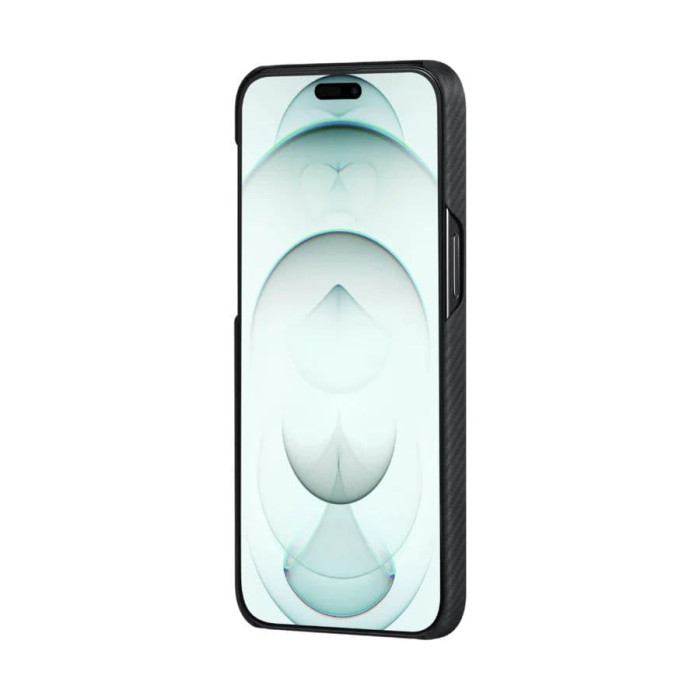 Чохол для iPhone 15 Pro - Pitaka 4 Twill 600D MagSafe, Black / Grey
