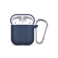 Чохол для Apple AirPods 2 - Blueo Liquid Silicone Protective Case, Midnight Blue