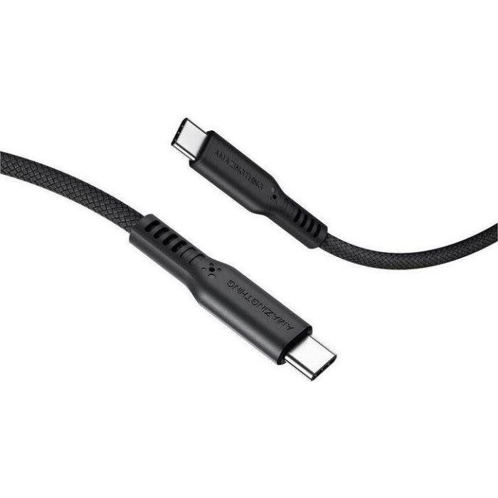Кабель USB-C to USB-C - AmazingThing, Speed Pro 60W 2.1m, Black