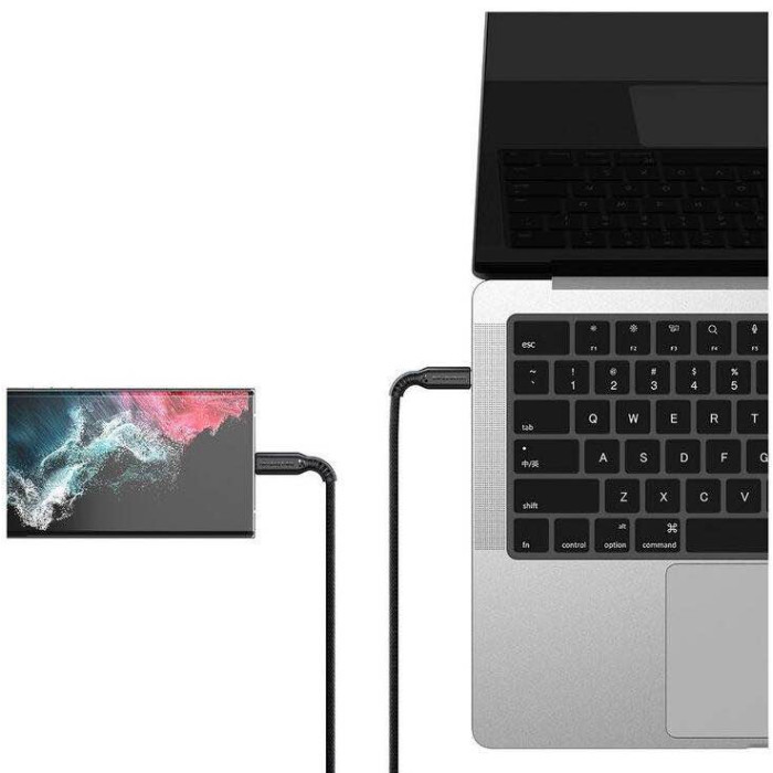 Кабель USB-C to USB-C - AmazingThing, Speed Pro 60W 2.1m, Black