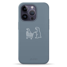 Чохол для iPhone 14 Pro - Pump Silicone Minimalistic MagSafe, Dino Market