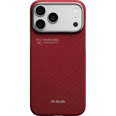 Чохол для iPhone 17 Pro Max - Pitaka Aramid Edge Ultra-Slim MagSafe, Harvard Crimson