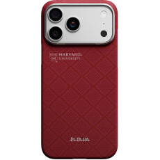 Чохол для iPhone 17 Pro Max - Pitaka Aramid Edge Ultra-Slim MagSafe, Harvard Crimson