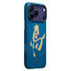 Чохол для iPhone 17 Pro Max - Pitaka Aramid Edge Ultra-Slim Ink Horse Painting MagSafe, Azure Green