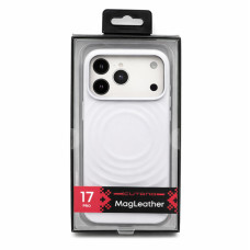 Чохол для iPhone 17 Pro - Cutana Leather MagSafe, White