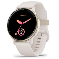 Смарт-годинник Garmin Vivoactive 5 Cream Gold Aluminum Bezel with Ivory Case and Silicone, Як Новий