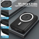 Додатковий аккумулятор Blueo 10000mAh Wireless MagSafe 20W Black