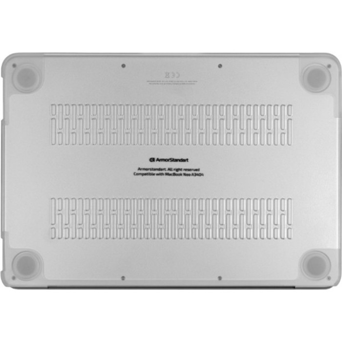 Чохол-накладка для Macbook Neo - Armorstandart Unit, White