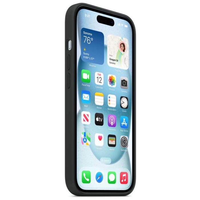 Чохол для iPhone 15 - Silicone MagSafe, Black (HC)
