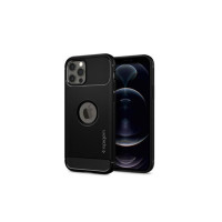 Чохол для iPhone 12/12 Pro - Spigen Armor Rugged, Matte Black