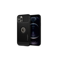 Чохол для iPhone 12/12 Pro - Spigen Armor Rugged, Matte Black