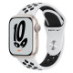 Apple Watch Nike S7 41mm Starlight, Pure Platinum / Black Sport Band