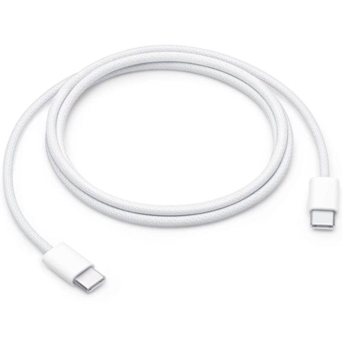 Кабель USB-C to USB-C - Apple Woven, 1m (з комплекту), White Вживаний (б/в)