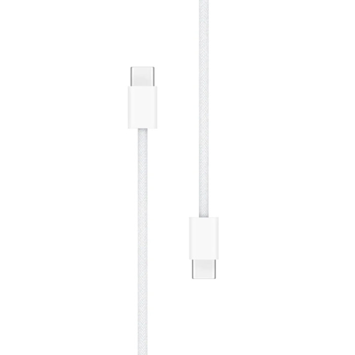Кабель USB-C to USB-C - Apple Woven, 1m (з комплекту), White Вживаний (б/в)