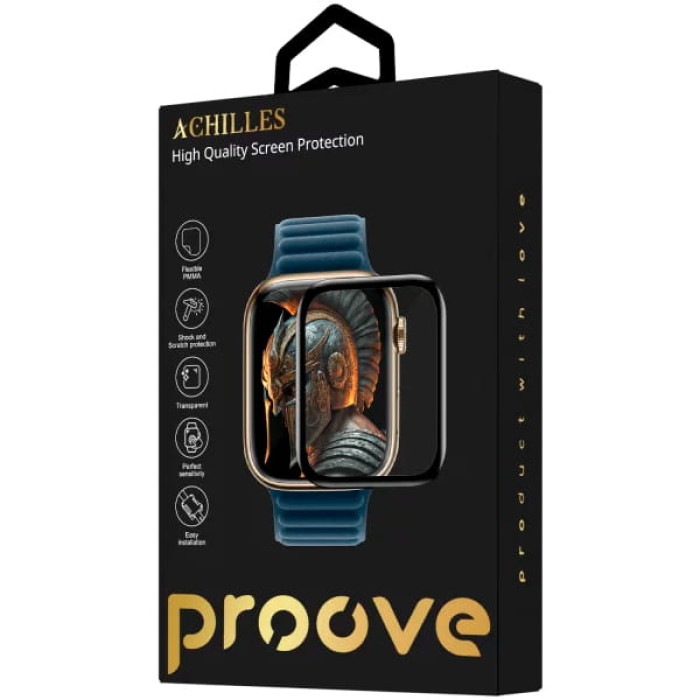Захисне скло для Apple Watch 46mm - Proove Achilles Apple Black
